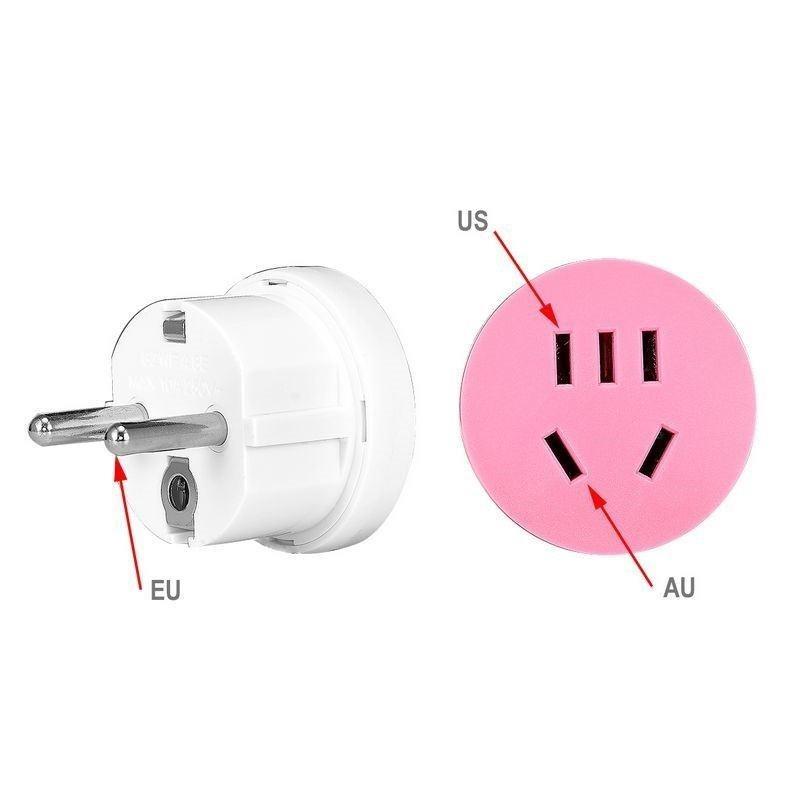 AU US To EU Adapter CN China Plug Adapter Australian AU To