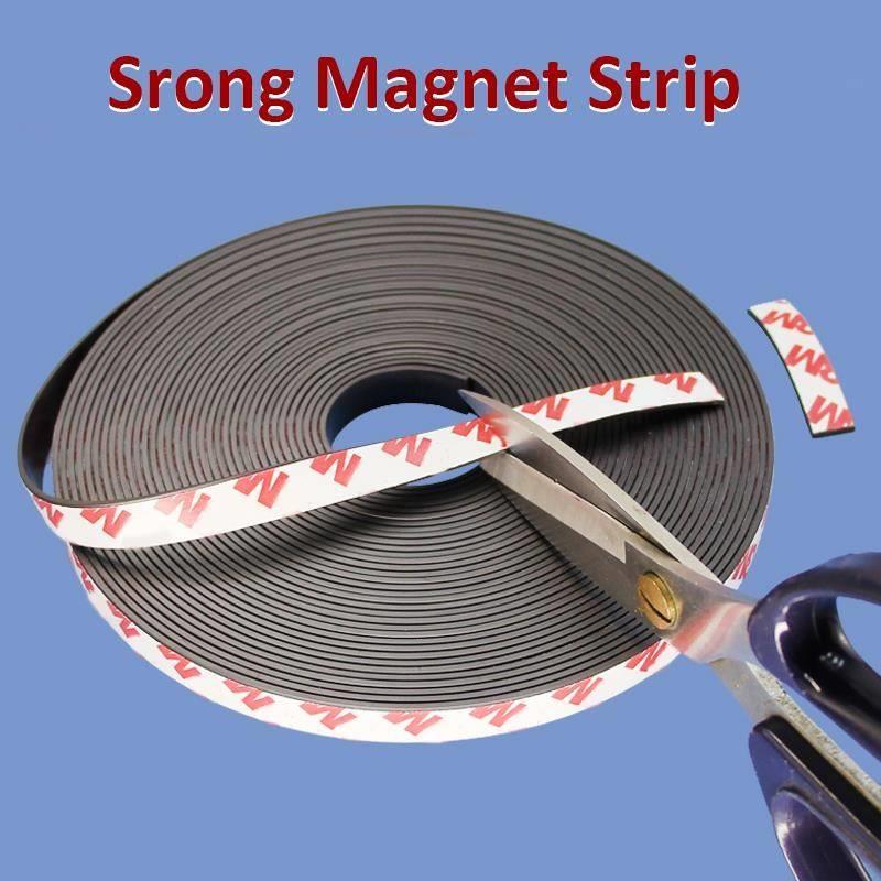 Strong Flexible Magnet Strip Self Adhesive Magnetic Tape 2M