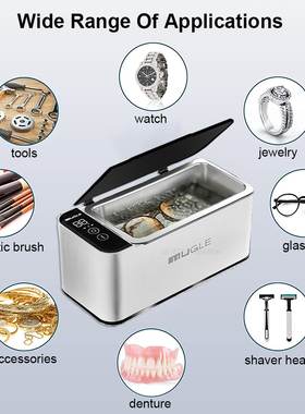 Ultrasonic Cleaner 35W Ultrasonic GlassesJewelryCleaner500ML