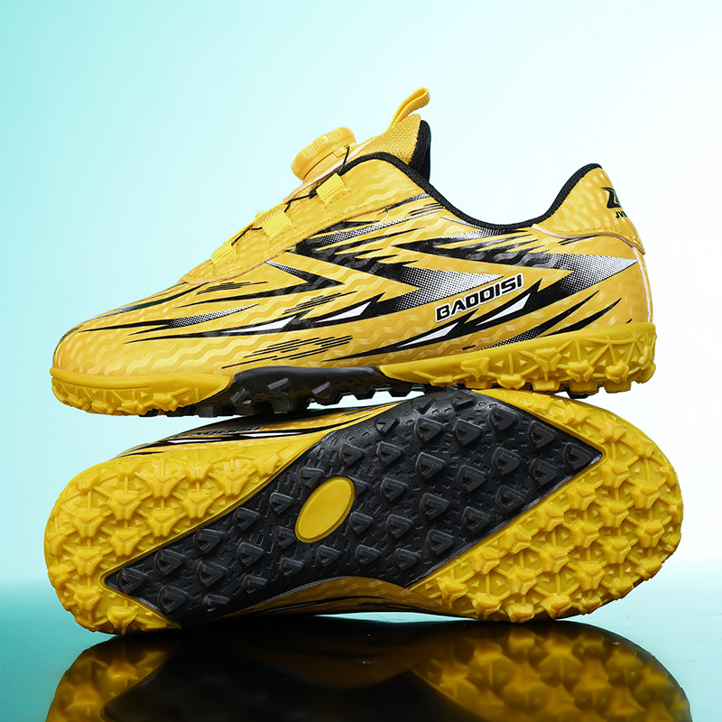 回力儿童足球鞋碎钉女童小学生训练鞋旋转青少年男孩专用草地球鞋