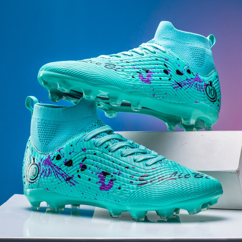 回力C罗新品高帮足球鞋刺客16成人儿童男女学生碎钉TF草地训练鞋