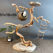 鹦鹉秋千站架鹦鹉站架桌面鸟架站架小鸟站架树枝鸟架玄凤鹦鹉架子