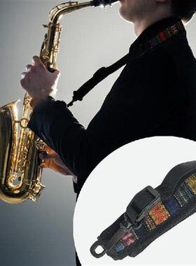 极速Saxophone Ethnic Style Oneshoulder Neck Strap Cloth Stra