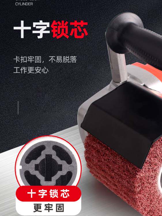 极速花型百洁布拉丝轮不锈钢专用金属抛光轮拉丝机用打磨纤维尼龙