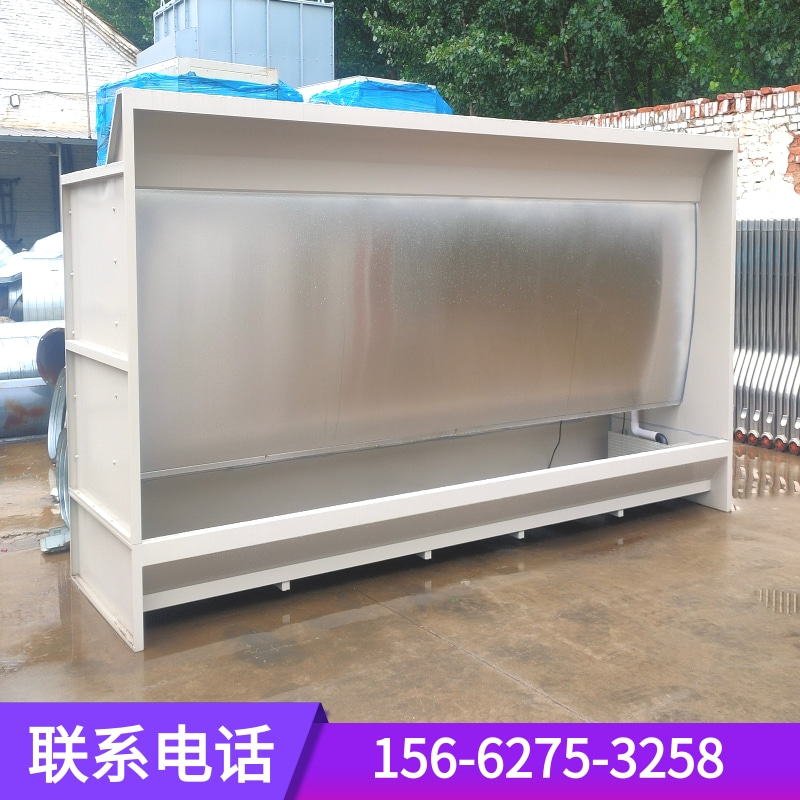 新品型喷漆房水帘柜喷漆台定制水帘喷H漆柜3米水帘机废气处理定制