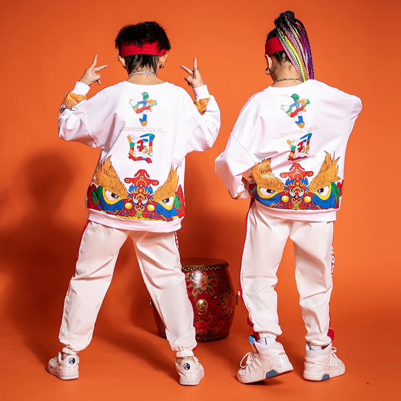 好货小学生运动会开幕式服装中国风啦啦队衣服男女童街舞炸街演出
