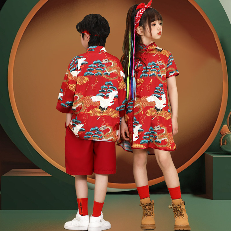 好货不一样亲子装 一家三口2025新款唐装中国风母女装高端炸街母
