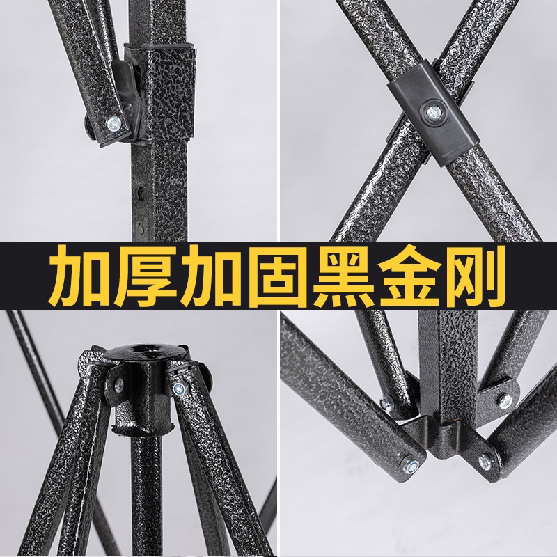 好货小型防疫隔离帐篷临时折叠伸缩式遮阳棚遮雨棚四脚角大伞透明