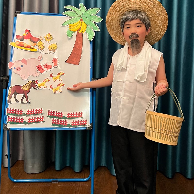 送镜框 白色儿童山羊黏贴胡 表演道具 演出老爷爷 化妆舞会假胡须