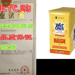 Wet Ones Antibacterial Hand Wipes, Tropical Splash Scent,