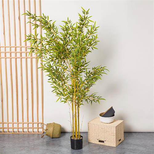 极速仿真竹子落地假竹树客厅仿真仙人掌绿植盆栽摆件大型植物装饰