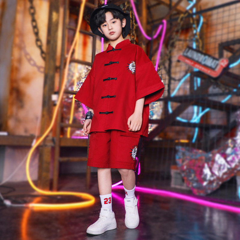 好货男童夏装2025新款洋气时髦套装中大童韩版洋气炸街服装运动休
