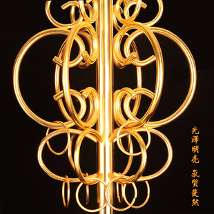 藏传九环锡杖法杖禅杖用品地藏王菩萨家用和尚僧人唐僧权杖摆件