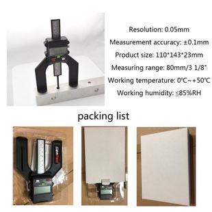 Digital Depth Gauge LCD Magnetic Self Standing Aperture 80mm
