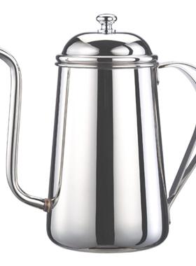 Tiamo不锈钢手冲泡薄口水壶滴式冲泡咖啡长口水壶茶水壶