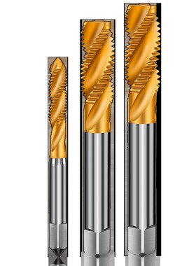 机用丝锥含钴镀钛螺旋先端丝锥机攻不锈钢专用 丝攻4mm6mm8mm