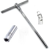 火星塞扳手12角三段式 16mm铬钒钢火花塞拆卸扳手车品火星塞套筒扳