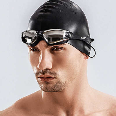 13初中学生12岁14大童粉色泳镜泳帽套装女16青少年男15游泳眼镜11