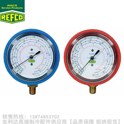 REFCO/威科压力表PM2-200/300-M/DS-R12/R22/R134a/R407C/ P-509