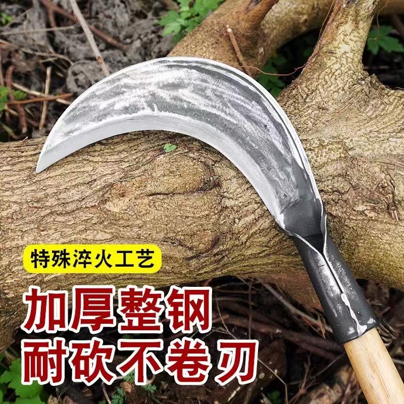 农用加厚钓鱼手工锻打户外柴刀