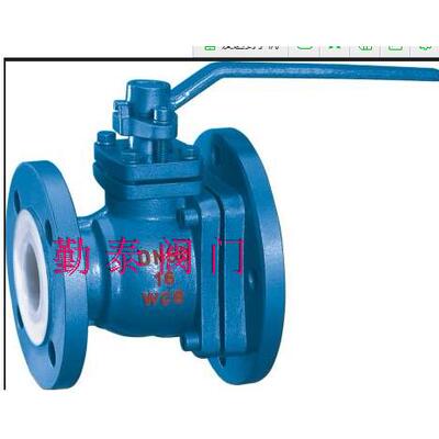 FQ41F46-16C手动铸钢法兰衬氟放料阀耐酸碱化工专用 变径反应釜底
