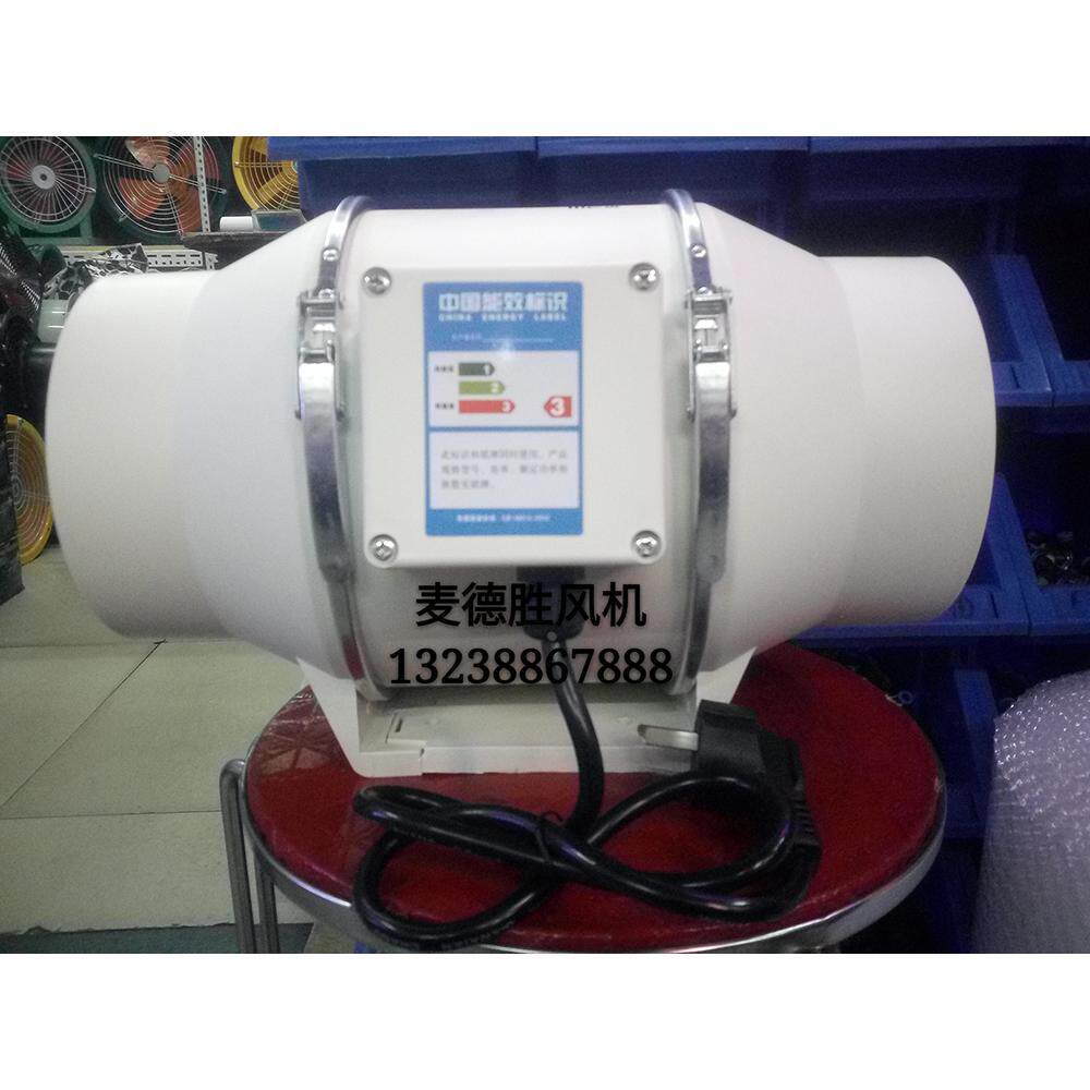 圆型管道风机HF-100 125 150 200静音排风扇艾灸换气风机新风系统