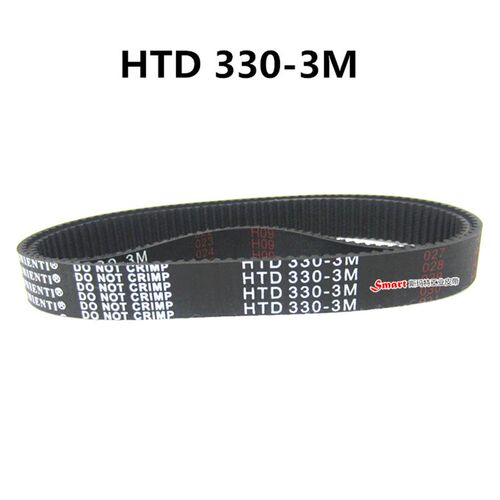 UNIENTI同步带HTD3M-330-3M-333 3M-336 橡胶圆弧齿工业传动皮带