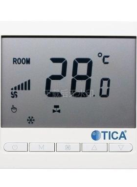 天加TICA中央空调温控器液晶智能开关风机盘管控制面板开关TA818