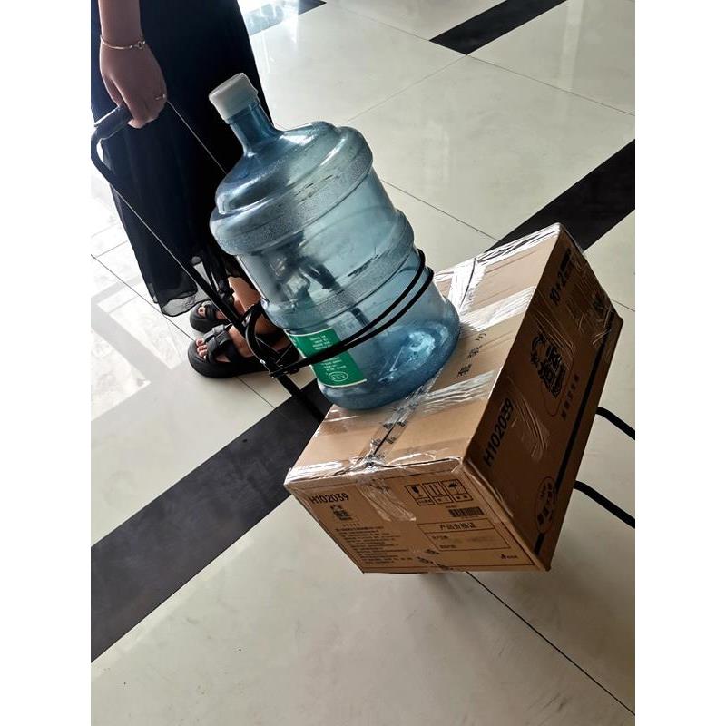 手提式拖车可折叠手提式行李车重型购物家用老人杂货购物车拉车手