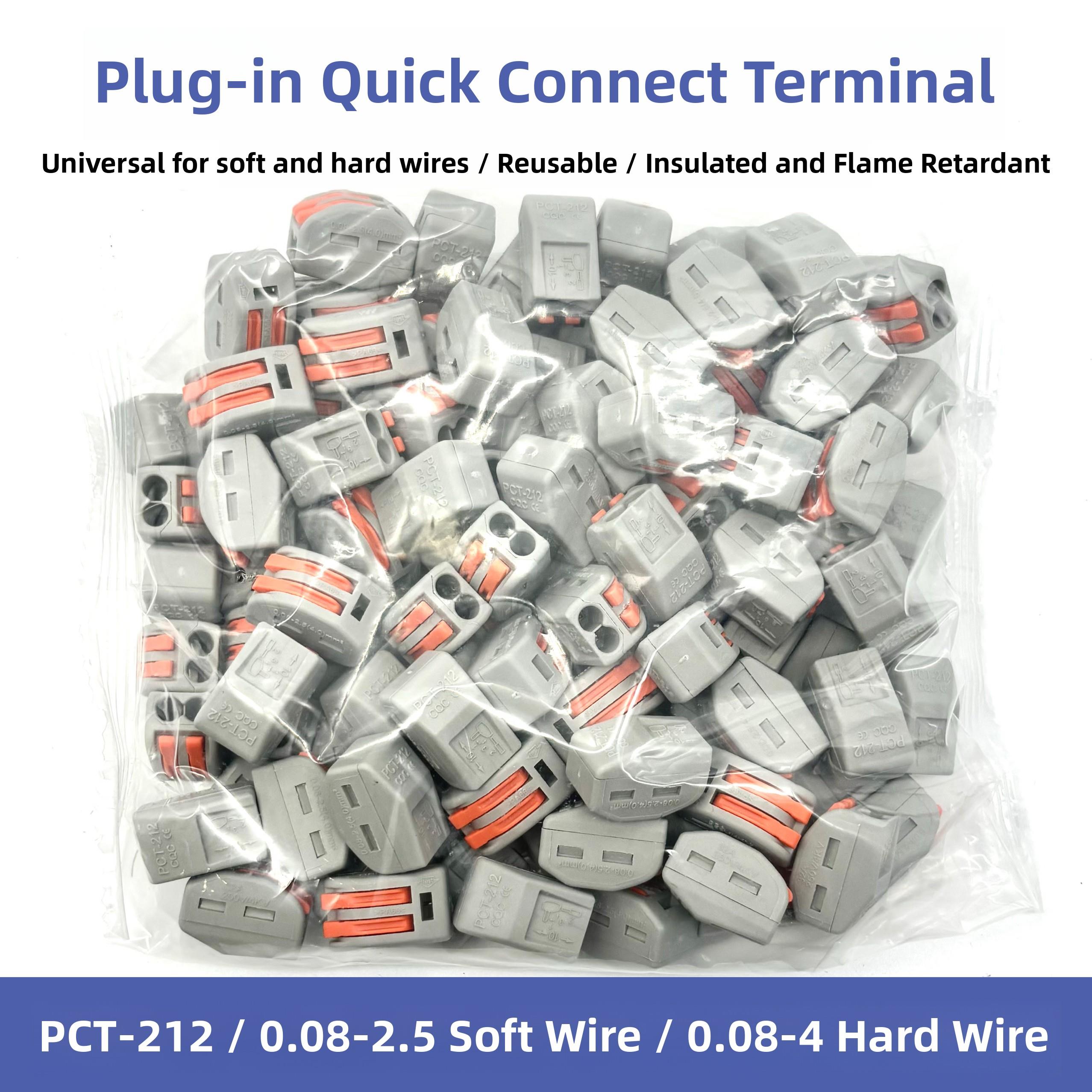 PCT-212-213-214-215-218快速接线端子电线连接器并分线接头100祇