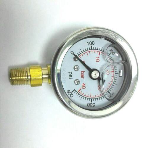 耐震压力表 yn-40 压力40bar 600psi 螺纹ZG1/4 40mm 4mpa 防振表