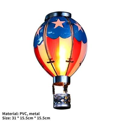 Hot Air Balloon Solar Lantern 太阳能热气球灯笼户外装饰圣诞球
