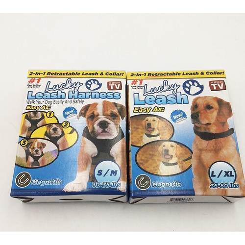 lucky leash harness 狗狗牵引绳 猫狗宠物项圈 可伸缩宠物牵引绳