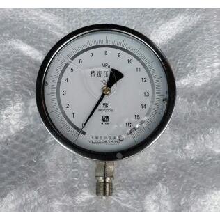 仪川充油耐震精密压力表 0.4级精密耐震压力表 Φ150mm 压力16mpa
