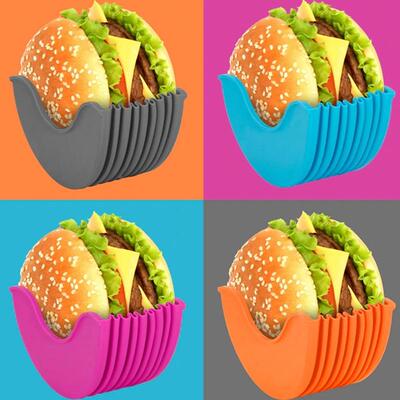 Burger Buddy汉堡固定盒免接触食可清晰伸缩食品收纳盒