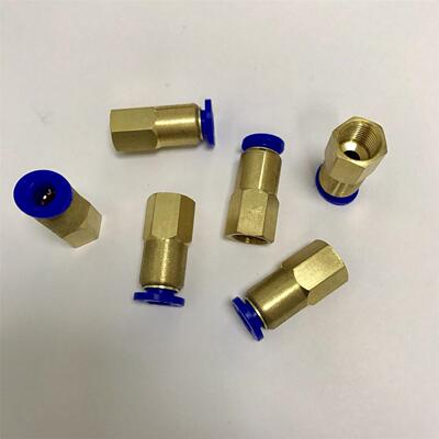 M10x1-6 内丝快插接头 内螺纹m10x1 一边接外径6mm的pu气管 1mpa