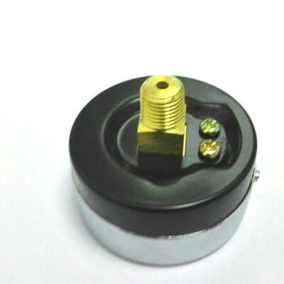 压力表轴向 pressure gauge 直径60mm 双刻度 4mpa 600psi ZG1/4