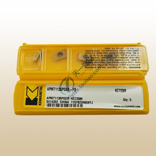 肯纳小R0.8铣刀片模具铣刀片APMT1135PDER-FS KC725M数控刀片现货