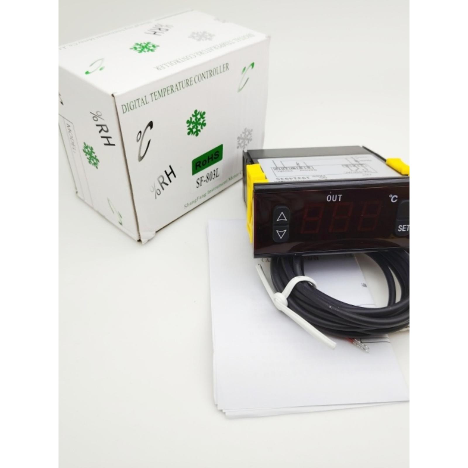 SF-803 SF-803L数字显示热水器温控器加热柜台温度控制器配件230V