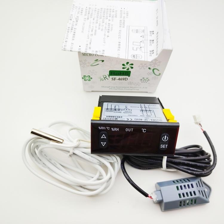SF-469D温湿度控制器电子显示温度湿度双加控制双控双温控器温度