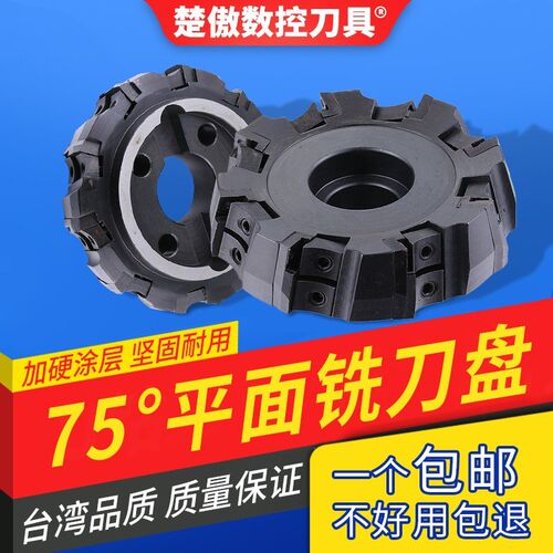 楚傲龙门铣75度铣刀盘可转位端面刀盘63 80 100 125 160 200 250