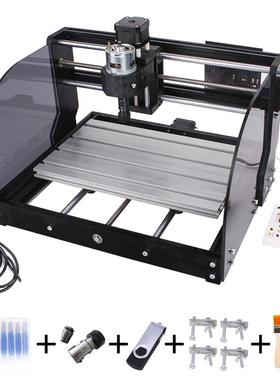 CNC3018Pro/M/MAX小型DIY微型桌面雕刻机激光数控图片木工雕刻