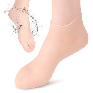 护脚套硅胶男女袜裂全防水沙滩袜 开防防美白脚膜保护套干裂保湿