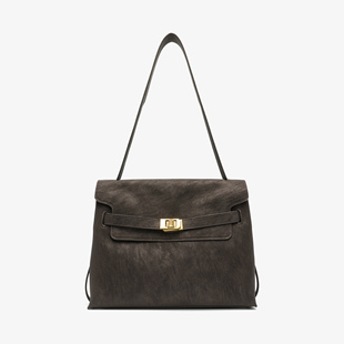 卡尔 蔻斯极简风休闲托特包CK251123P深咖