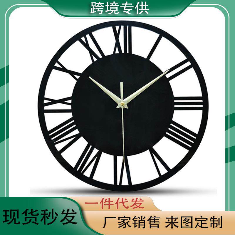 wall clock创意钟表简约挂表家用ins钟挂墙亚克力客厅挂钟
