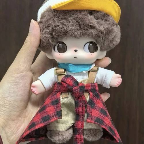 【仅娃衣】DIMOO WORLD盲盒毛绒挂件衣服娃衣梓渝同款背带裤套装