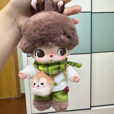 dimoo&labubu拉布布娃衣10cm棉花娃衣童话风清晰薄荷套装便宜现货