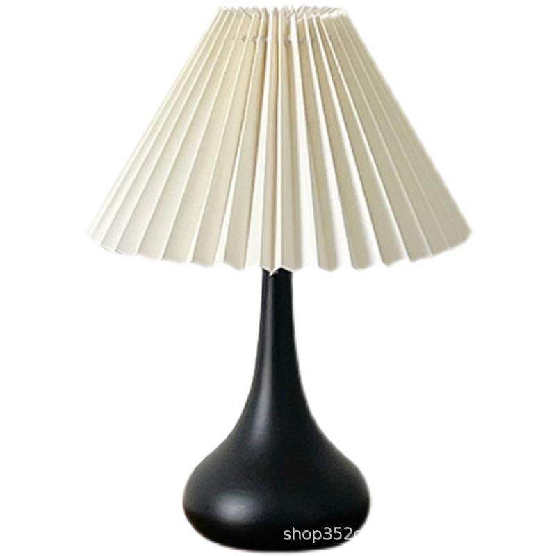 复古台灯卧室小夜灯中古简约高级感美式装饰氛围感床头灯