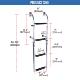 04不锈钢快艇游艇船用下水甲板可折叠伸缩梯子船舶登船乘梯踏板