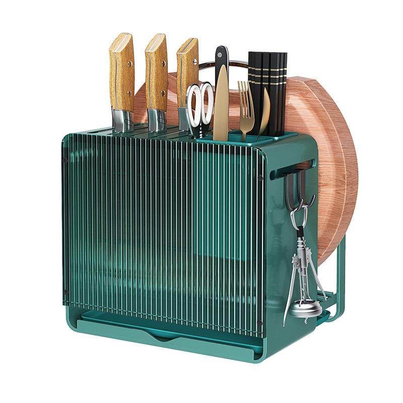 轻奢筷子砧板一体刀架免钉台面置物厨房放菜板壁挂式收纳沥水刀具,厨房/烹饪用具,抹布架/厨房清洁收纳架,淘宝优惠券,粉丝福利购,淘宝优惠卷